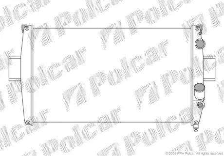 Радіатор охолодження POLCAR/SRL 305008A5