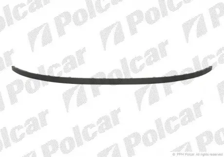 Спойлер бампера переднього POLCAR/SRL 411425