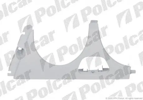 Накладка під фару (вія) лівий POLCAR/SRL 501506-3