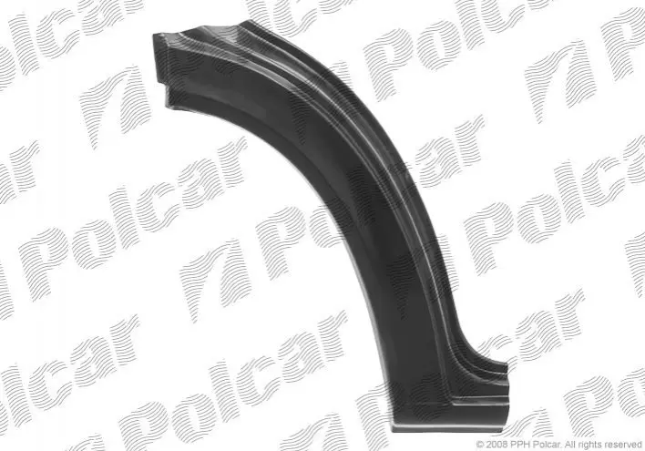 Ремкомплект підкрилка переднього лівий POLCAR/SRL 506201-5 (фото 1)