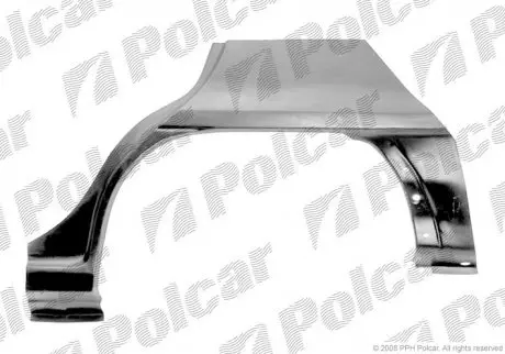 Ремкомплект крила заднього лівий POLCAR/SRL 550783-7