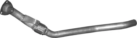 Глушник, алюм. сталь, передн. част. Audi A4 1.6 12/00-05/03 Polmostrow POLMOSTROW 01.24