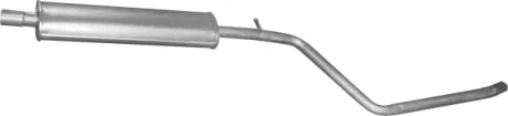 Глушитель центр. Dacia Duster 1.6 (пр-во Polmostrow) Dacia Duster 1.6 ое код 200103237R RENAULT POLMOSTROW 02.16