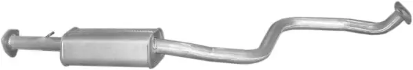 Глушитель, алюм. сталь, середн. часть Chevrolet Tacuma 1.6i, 1.8i, 2.0i 16V 00-12/05 Polmostrow POLMOSTROW 05.34 (фото 1)