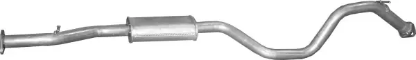 Глушник, алюм. сталь, середн. част. Nissan Qashqai / Renault Kadjar Polmostrow POLMOSTROW 15.63 (фото 1)