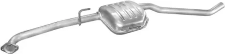 Глушник центр. OPEL OMEGA (вир-во Polmostrow) POLMOSTROW 17.233