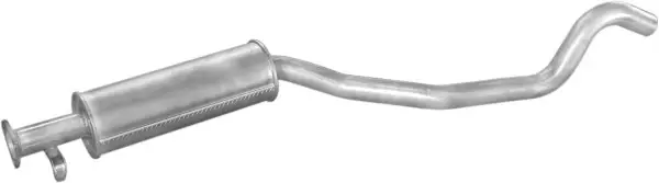 Глушник алюм. сталь, середн. частина Opel Vectra 2.0/2.5 kat 88-95 Polmostrow POLMOSTROW 17.272 (фото 1)