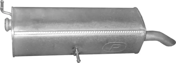 Глушник алюм. сталь, задн. частина Peugeot 3008 1.6 HDi Polmostrow POLMOSTROW 19.31 (фото 1)