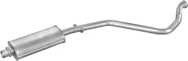 Глушник, алюм. сталь, середн. част. Peugeot 306 1.8i 16S kat 93-98 Polmostrow POLMOSTROW 19.58 (фото 1)