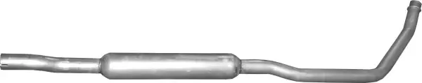 Глушник алюм. сталь, середн. частина Suzuki SX4 / Fiat Sedici Polmostrow POLMOSTROW 25.13 (фото 1)