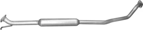 Глушник алюм. сталь, середн. частина Suzuki Swift 1.5i-16V 05-  Polmostrow POLMOSTROW 25.68