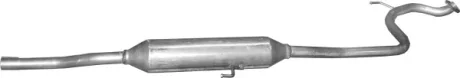 Глушник алюм. сталь, середн. частина Toyota Yaris 1.3 Polmostrow POLMOSTROW 26.31