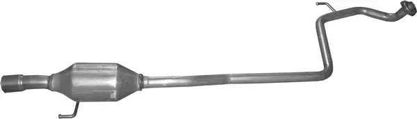 Глушник алюм. сталь, середн. частина Toyota Yaris III 1.5 Hybrid Polmostrow POLMOSTROW 26.49 (фото 1)