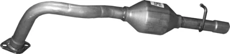 Глушник алюм. сталь, задн. частина Toyota Yaris 1.3i 16V Polmostrow POLMOSTROW 26.60