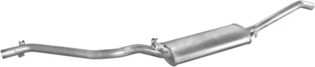 Глушник задн. VW JETTA (вир-во Polmostrow) POLMOSTROW 30.12