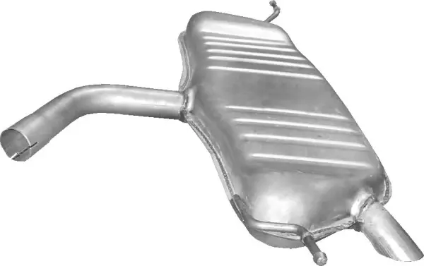 Глушитель задн. VOLKSWAGEN GOLF V,VI 1.6 (2003-12) (пр-во Polmostrow) POLMOSTROW 30.616 (фото 1)
