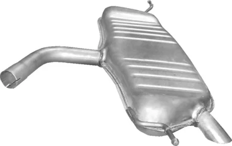 Глушитель задн. VOLKSWAGEN GOLF V,VI 1.6 (2003-12) (пр-во Polmostrow) POLMOSTROW 30.616