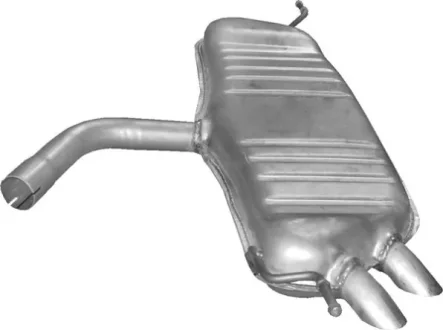 Глушник, алюм. сталь, задн. част. VW Golf V 2.0 SDi Diesel hatchback 01/04-11/08 Polmostrow POLMOSTROW 30.617