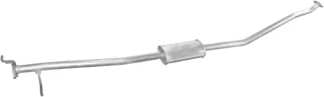 Глушник алюм. сталь, середн. частина Kia Shuma 1.8i 16V 98-2002 Polmostrow POLMOSTROW 47.18