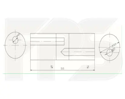 Глушник POLMOSTROW FP 0001 G77