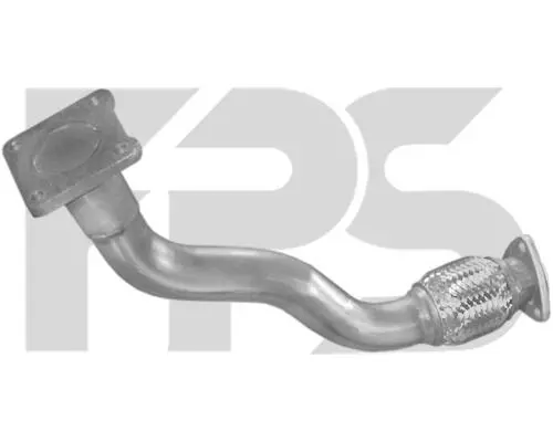 Труба з\'єднувальна вихлопної системи POLMOSTROW FP 6615 G11 (фото 1)