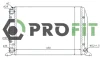 Радіатор охолоджування PROFIT 1740-0022 (фото 1)