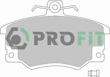 Колодки гальмівні дискові PROFIT 5000-0370
