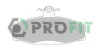 Колодки гальмівні дискові PROFIT 5000-0610 (фото 1)