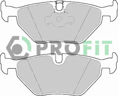 Колодки гальмівні дискові PROFIT 5000-1075