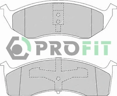 Колодки гальмівні дискові PROFIT 5000-1098