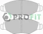Колодки гальмівні дискові PROFIT 5000-1378 (фото 1)