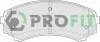 Колодки гальмівні дискові PROFIT 5000-1603 (фото 1)