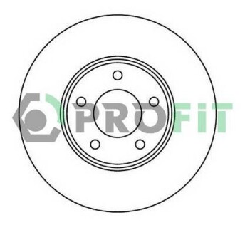 Диск гальмівний PROFIT 5010-2007
