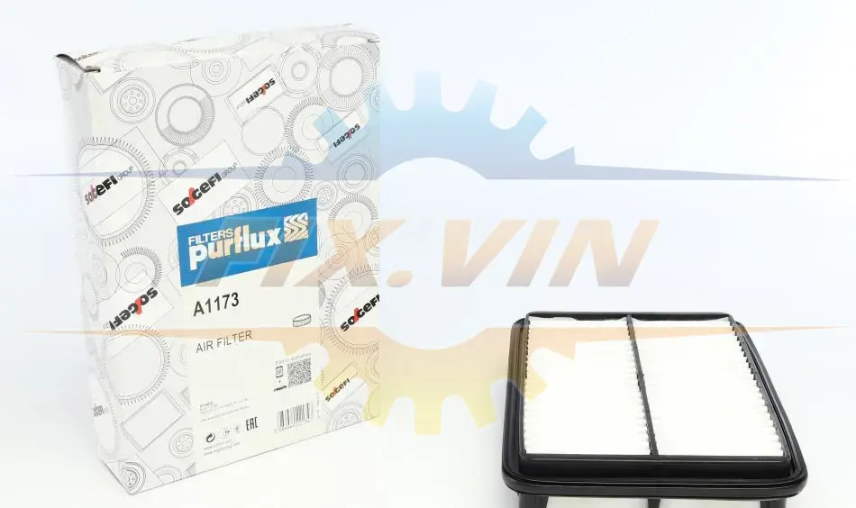 Фільтр повітряний Hyundai Santa Fe I 2.0CRDI/2.7V6 01-09 PURFLUX A1173 (фото 1)