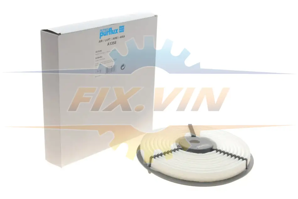 Фільтр повітряний Subaru Justy 1.3 4WD 95-03/Suzuki Swift 1.0/1.3 89-03 PURFLUX A1358 (фото 1)