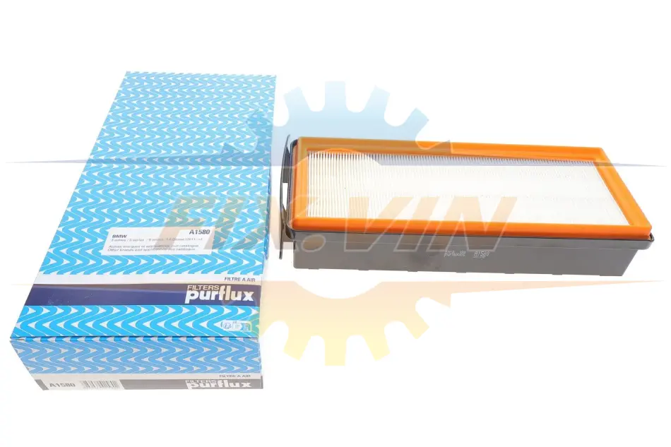 Фільтр повітряний BMW 5(F10)/7(F01)/X5(E70)X3(F25) 09- PURFLUX A1580 (фото 1)