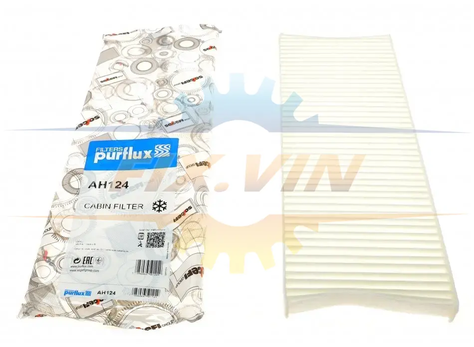 Фільтр салону PURFLUX AH124 (фото 1)