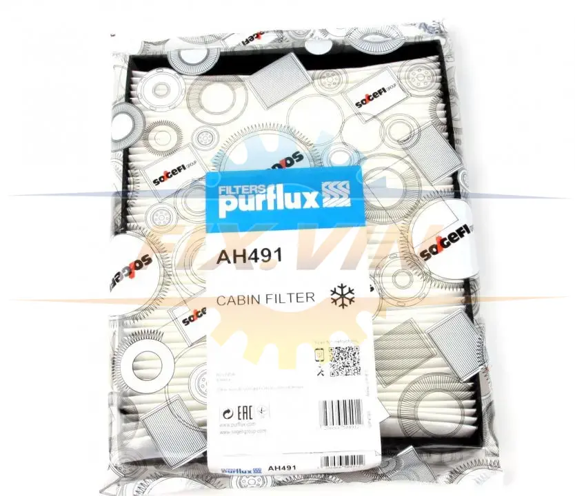 Фільтр салону PURFLUX AH491 (фото 1)