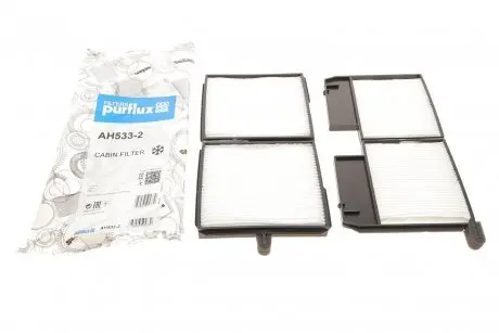Фільтр салону Toyota Camry 2.2 16V/3.0 24V 96-02 (к-кт 2шт) PURFLUX AH533-2
