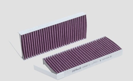 Фiльтр салону антибактерiальний 2шт PURFLUX AHA387-2