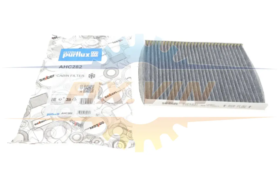 Фільтр салону Courier/B-Max 13-/Fiesta 08- (вугільний) PURFLUX AHC282 (фото 1)