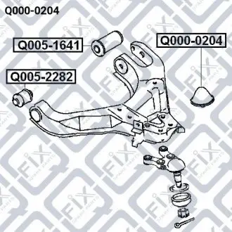 Відбійник переднього амортизатора Q-fix Q0000204