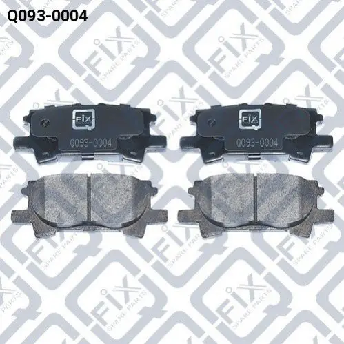 Колодки гальмівні задні дискові Q-fix Q0930004 (фото 1)