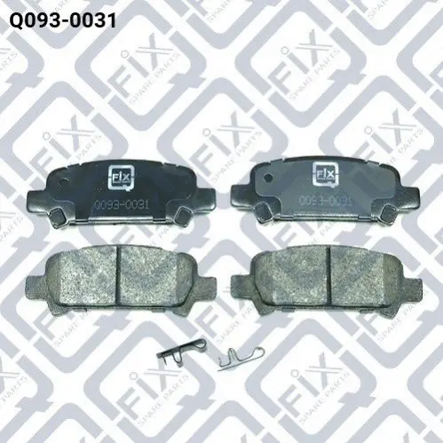 Колодки гальмівні задні дискові Q-fix Q0930031 (фото 1)