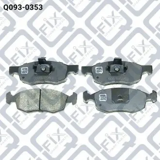 Колодки гальмівні передні дискові Q-fix Q0930353