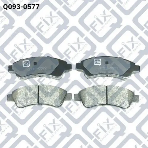 Колодки гальмівні задні дискові Q-fix Q0930577 (фото 1)