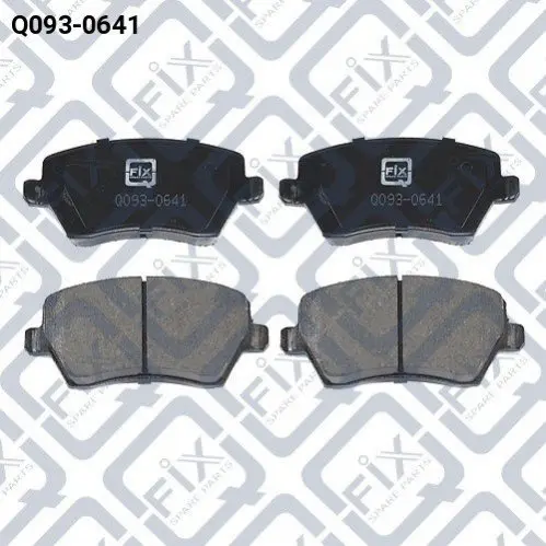 Колодки гальмівні передні дискові Q-fix Q0930641 (фото 1)
