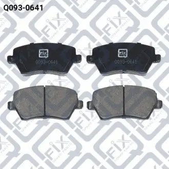 Колодки гальмівні передні дискові Q-fix Q0930641