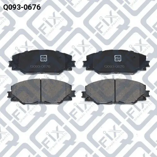 Колодки гальмівні передні дискові Q-fix Q0930676 (фото 1)