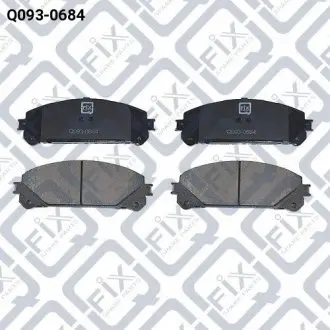 Колодки гальмівні передні дискові Q-fix Q0930684